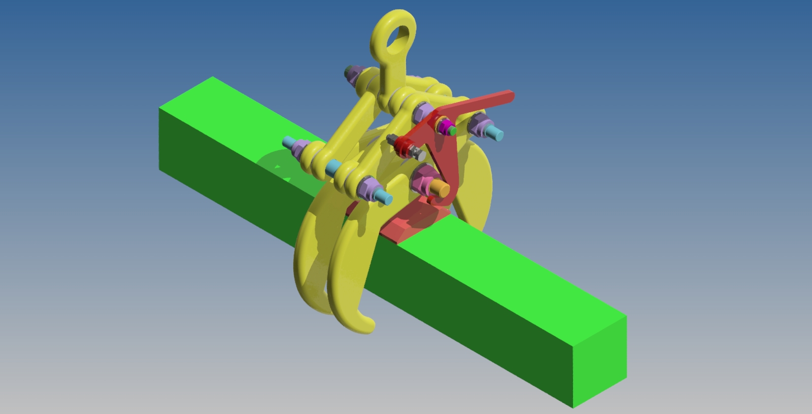 AUTOMATIC TENACIOUS夹爪机构3D数模图纸 STP格式